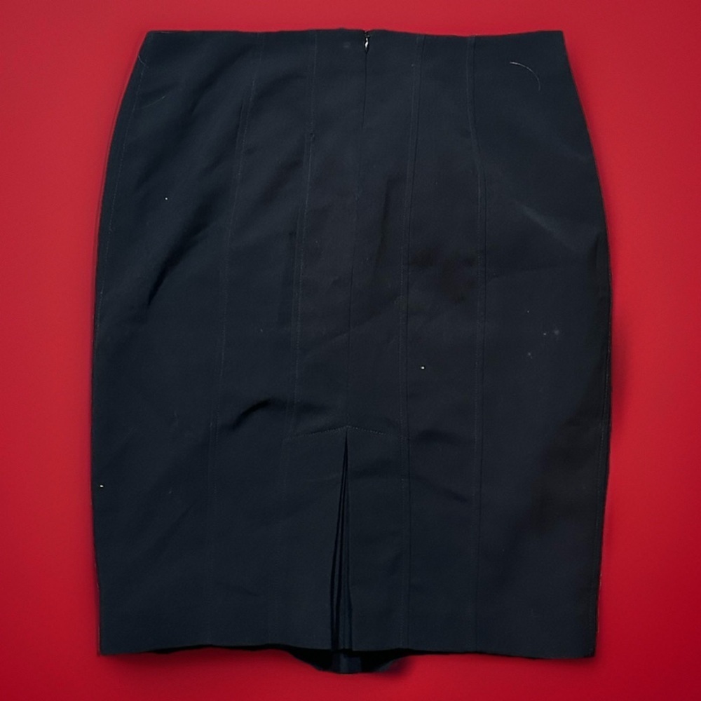 Elegant Black Cleo size 10 Pencil Office Skirt Lined Sissy CD TS - Picture 6 of 6